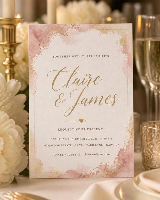 Weddings invitation preview